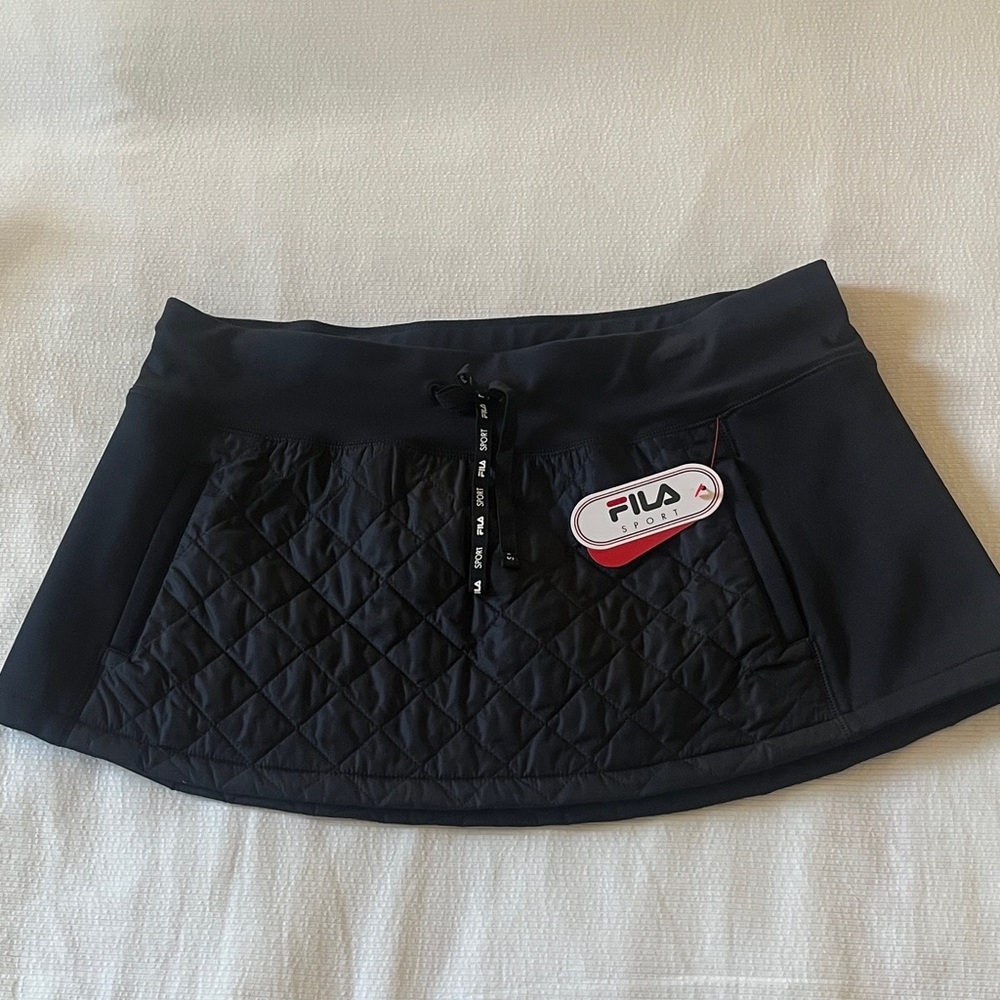 New FILA SPORT Skirt for Workout & Casual Wear, Black, Size Large, NWT